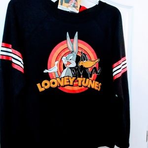 New Women's Looney Tunes Sweatshirt w/ Beanie